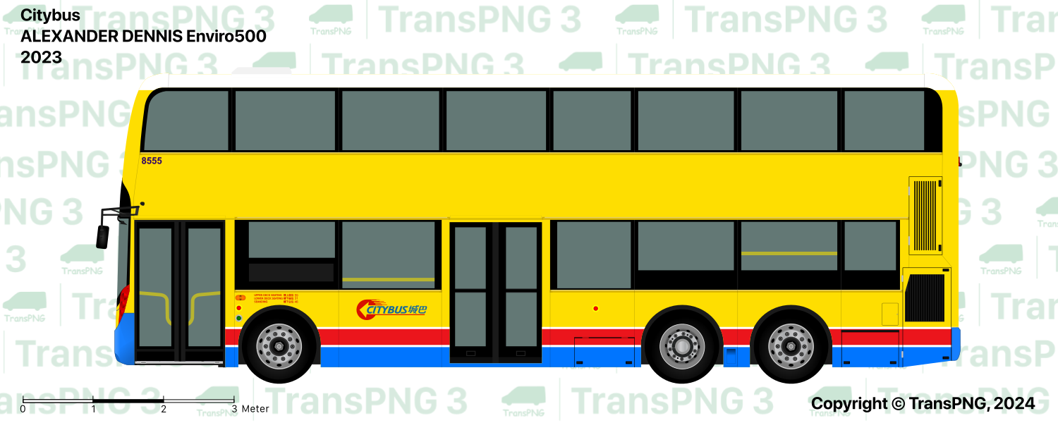 TransPNG | 分享世界各地多种交通工具的优秀绘图 - 公交车 53576561996_893df0f34d_o