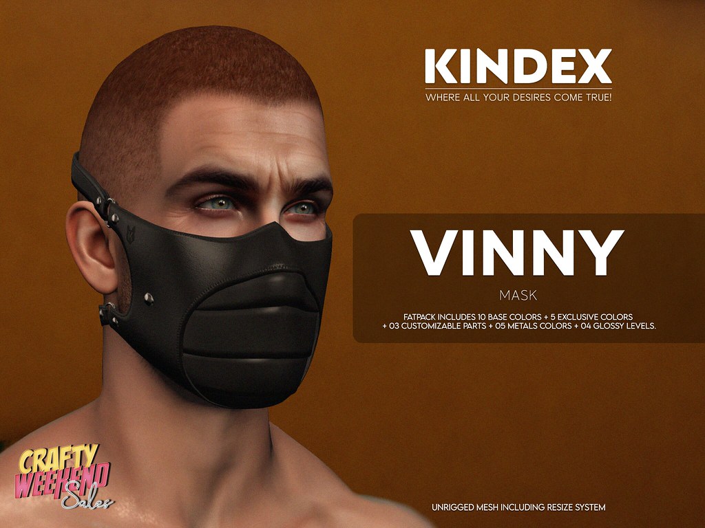 [KINDEX] VINNY MASK – CRAFTY WEEKEND