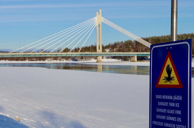 Kemijoki ja Jätkänkynttilän silta