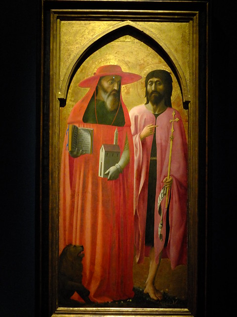 St Jerome and St John the Baptist, c1428-9