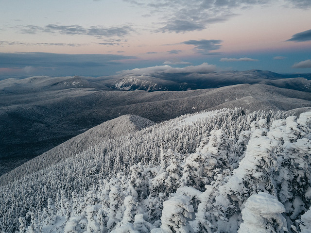 Dusk - White Mountains Winter Overnight