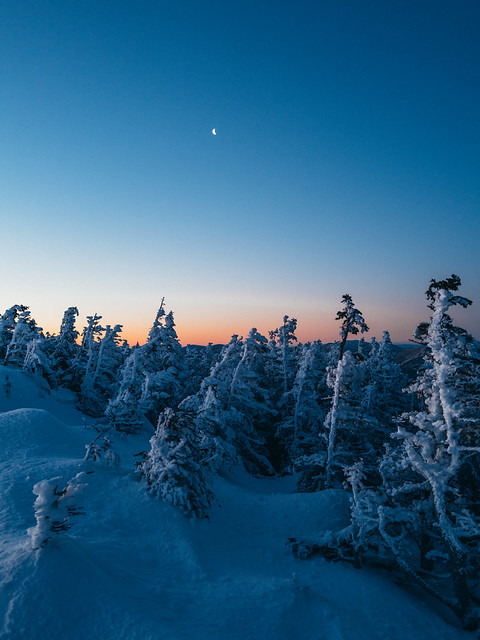 Winter Moon - White Mountains Winter Overnight