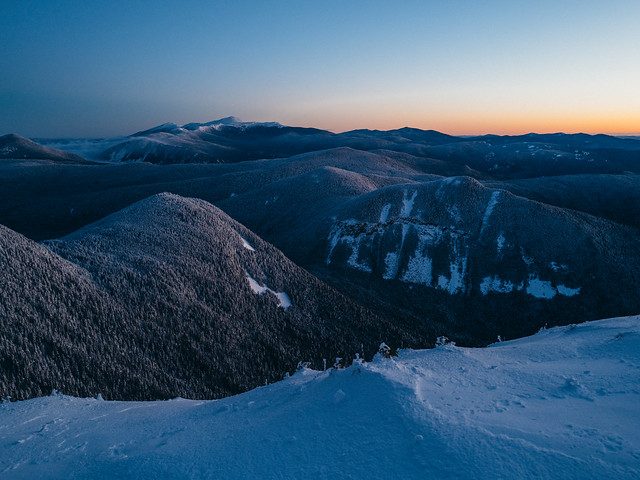 Sunrise - White Mountains Winter Overnight