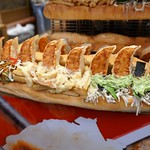 bizarre Dotonbori Sandwich in Osaka, Japan 