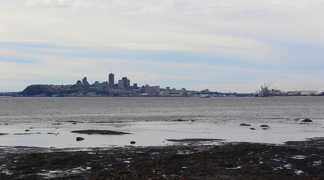 Quebec City viewed from Orleans Island