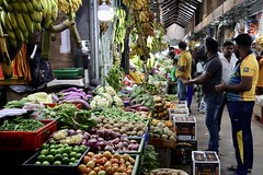 The covered market in Nuwara Eliya