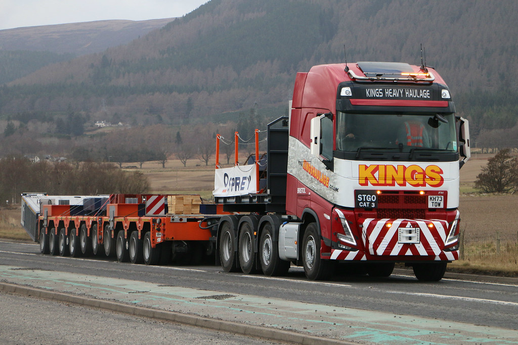 Kings Heavy Haulage Volvo FH540 Globetrotter KH 73 TOW.