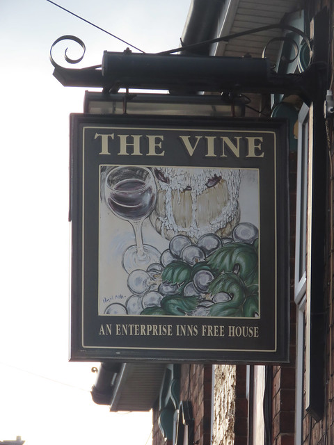 The Vine - Dartmouth Street, West Bromwich - pub sign