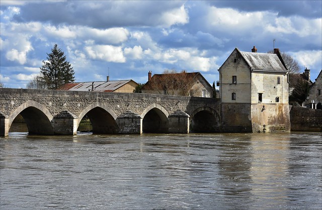 Pont de Montrichard, Montrichard Bridge, Montrichard-Val-de-Cher, Centre-Val de Loire, France