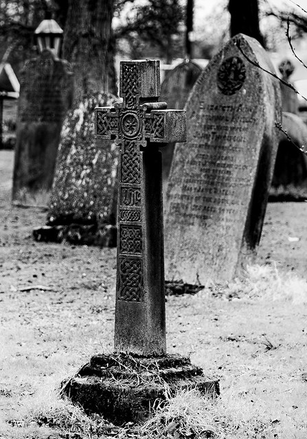 Cross headstone