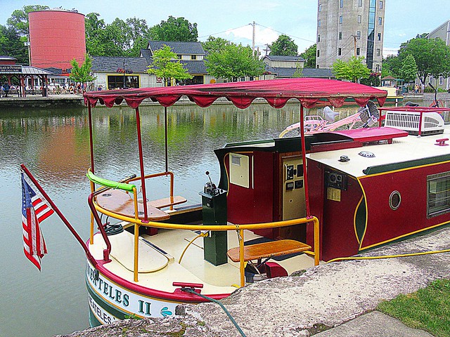 Houseboat on the canal