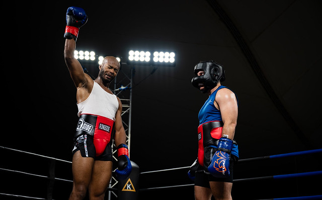 Al Udeid Air Base hosts’ Rumble in the Deid II boxing event for U.S. service members