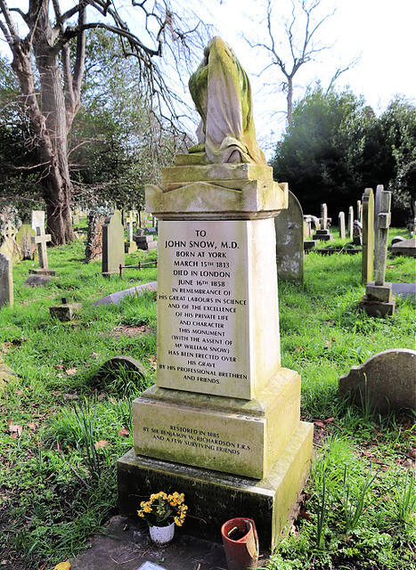 Brompton Cemetery: Dr John Snow