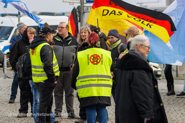 09.03.2024 Berlin: Rechte „Volksdemo“ von Souveränisten und Verschwörungsideologen