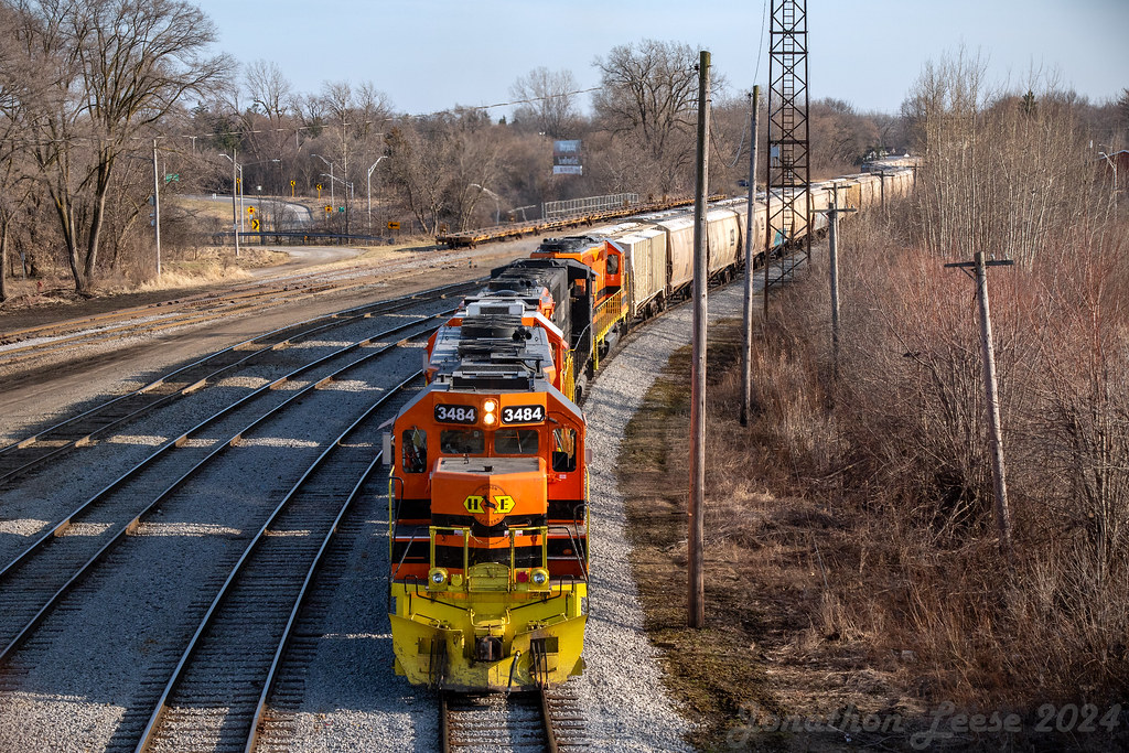 Marlette Grain | Huron & Eastern 815, a loaded CSX grain tra… | Flickr