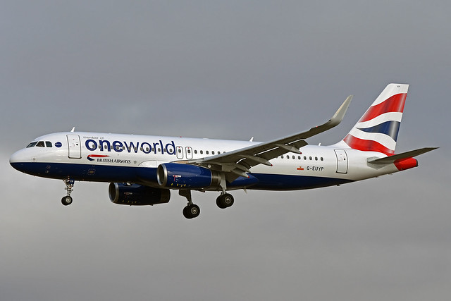 One World (British Airways) A320-232 G-EUYP BCN 04/01/2024
