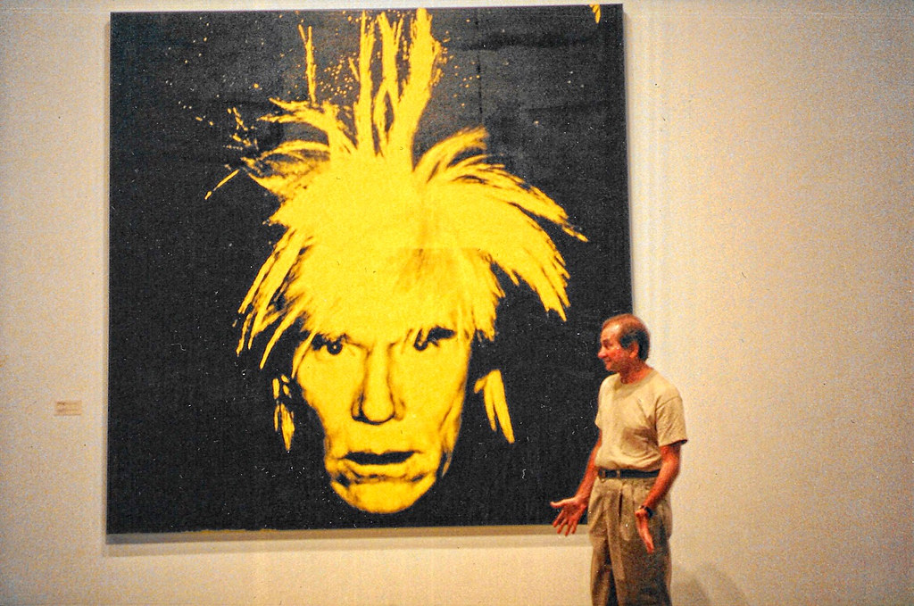 Pittsburgh Pennsylvania - The Andy Warhol Museum - In Frick & Lindsay Building - Self portrait (hair on end)  - 1986