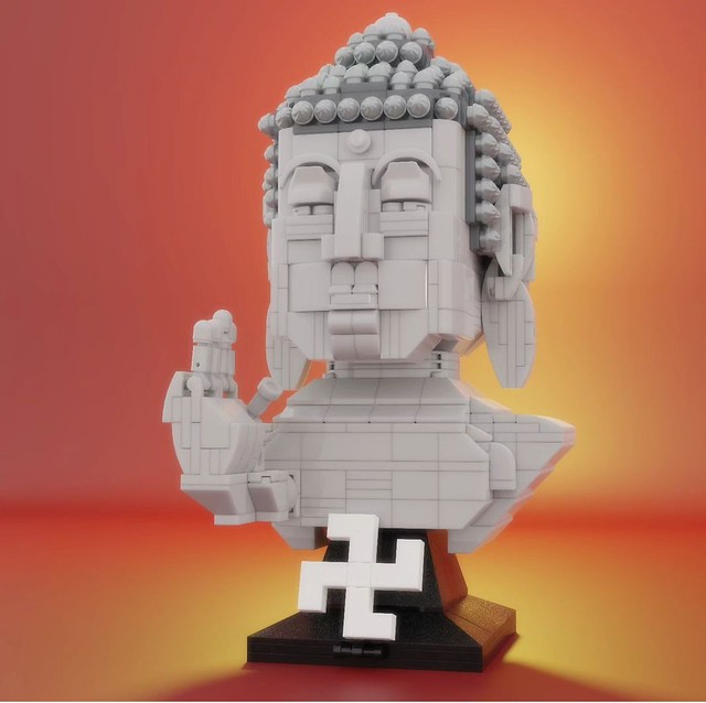 Buddha in LEGO Helmet style!!