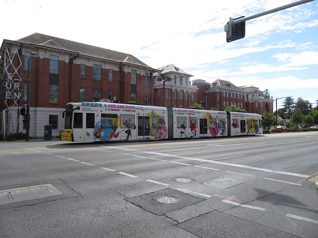 Tram 112 on North Terrace