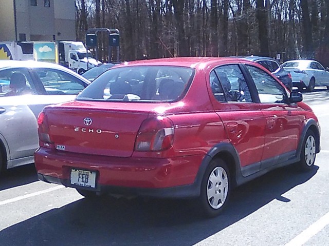 Red Toyota Echo