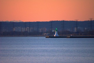 Sunrise, Front Range Lighthouse, South Pier, Burlington Canal, Spencer Smith Park, Lake Ontario, Burlington, Halton, ON