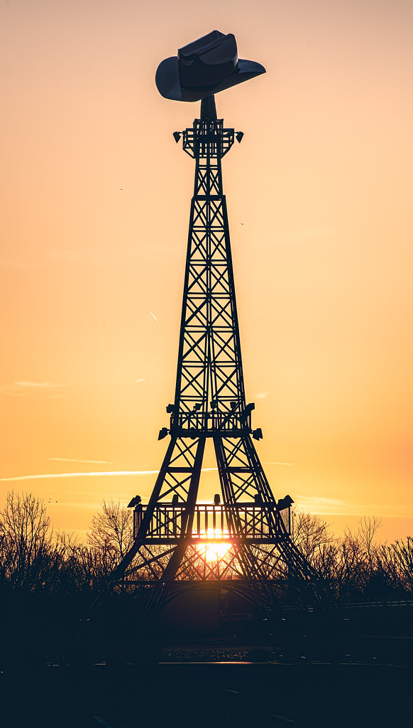 Sunrise at the Eiffel Tower Ya'll- (Explored March 12, 2024)