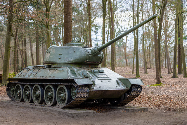Russian T-34-85 tank