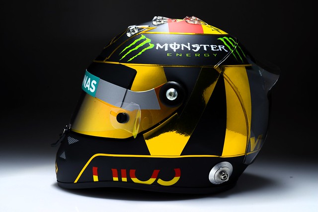 Nico Rosberg 1/2 Scale 2014 GP of Germany World Cup Helmet