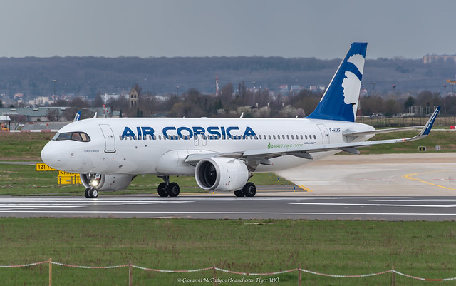 F-HXKF A320N Air Corsica (Ambizione 2025 Sticker) @ ORY-LFPO 03-2024