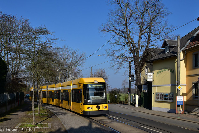 2024.03.08 (4) Dresden-Straßenbahn DVB 2715, Bombardier NGT8DD (Alttolkewitz, Hst. Wasserwerk Tolkewitz - Alttolkewitz)-2