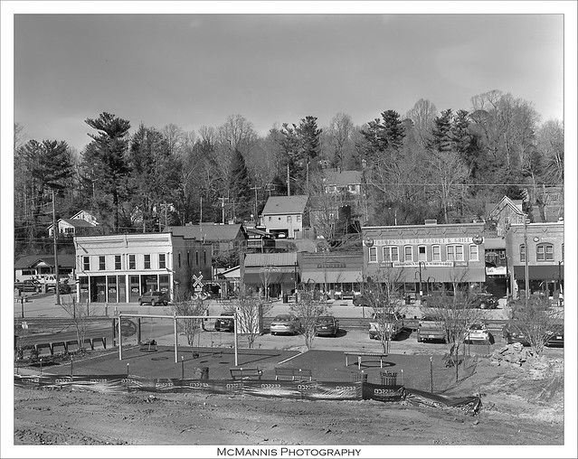 Saluda NC Photographed with a Graflex Crown Graphic