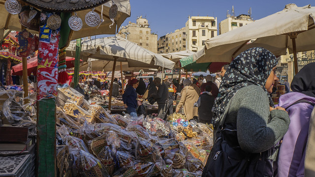 ِA scene from El-Sayeda Zeinab Ramadan Market 2024 in Cairo من سوق رمضان فى منطقة السيدة زينب بالقاهرة