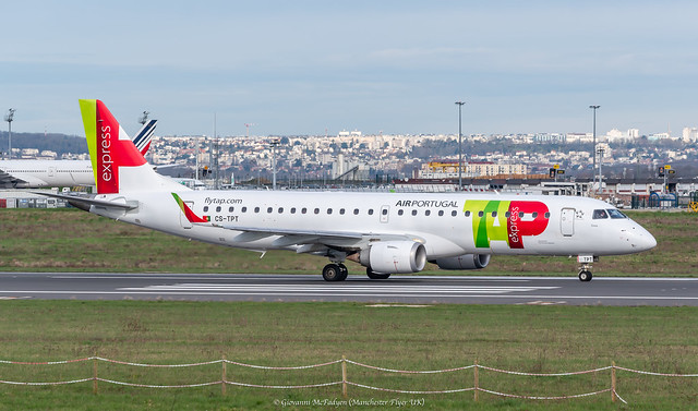 CS-TPT Embraer E190 TAP Express @ ORY-LFPO 03-2024