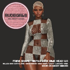 New!!! RudeGirls - Freya Shape for LeLUTKA EVOX BILLIE HEAD 4.0