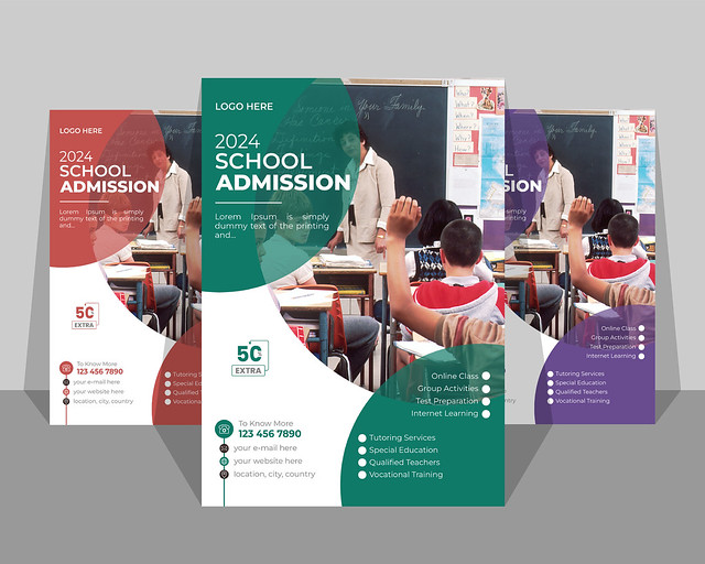 School/College Admission Flyer