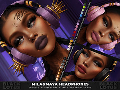 Black Lotus @Dollholic - Mila&Maya Headphones