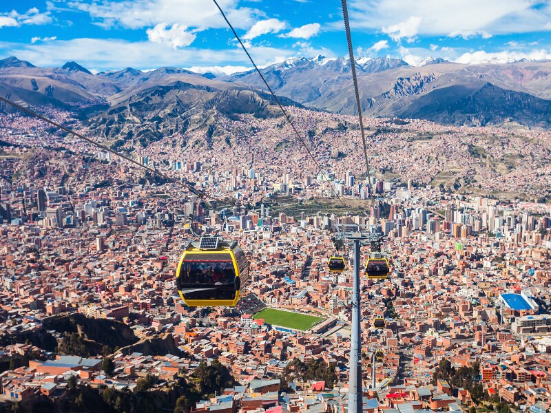 things to do in Bolivia - La Paz Gondola