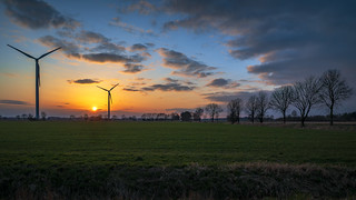 Wunderschöner Sonnenuntergang in der Feldmark / Beautiful sunset in the fields (in Explore!)
