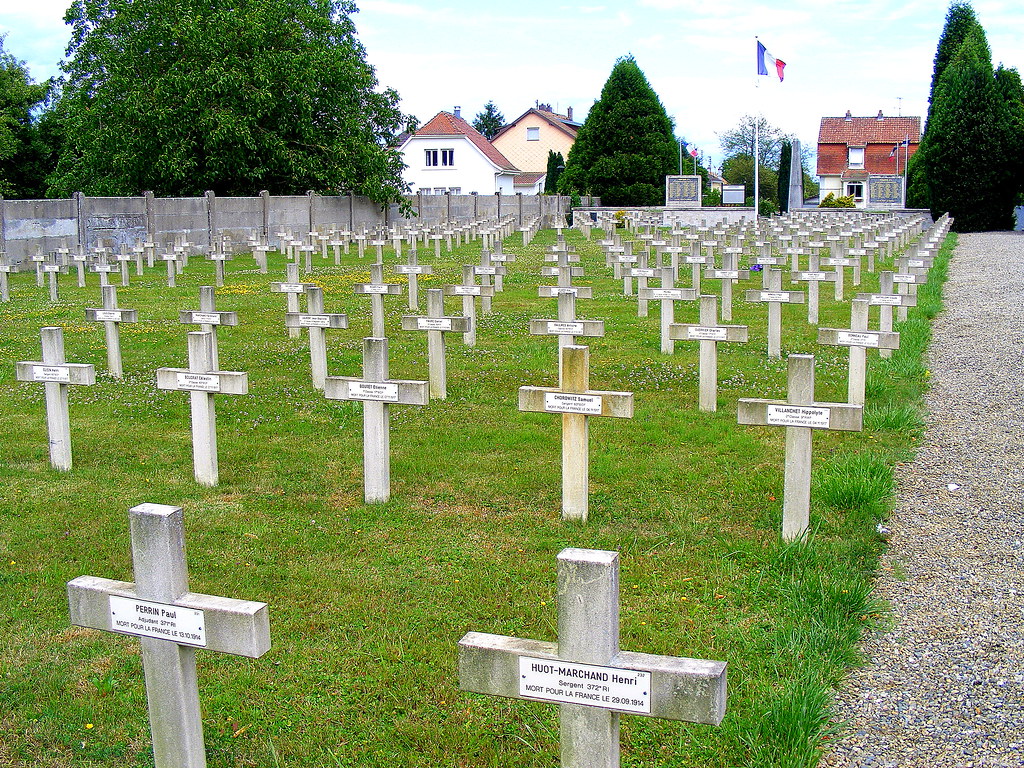 War cemetery, Dannemarie, Alsace