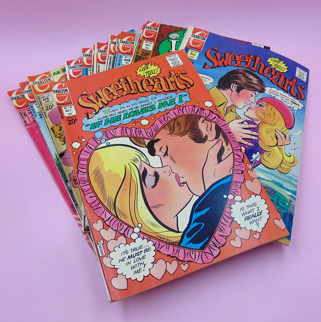 (15) Boxlot of Vintage Charlton Romance Comics - 3/12/24