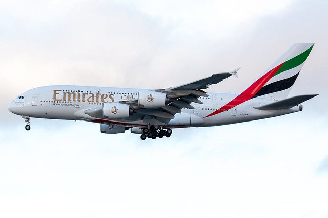 Emirates Airbus A380-800 A6-EUA