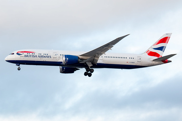 British Airways Boeing 787-9 Dreamliner G-ZBKR