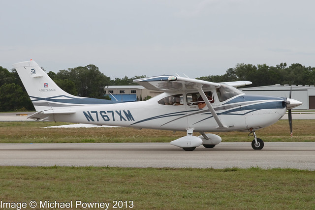 N767XM - 2007 build Cessna 182T Skylane, visiting Lakeland during Sun 'n Fun 2013