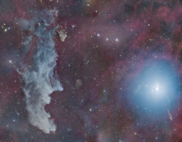IC 2118 - The Witch Head Nebula and Rigel