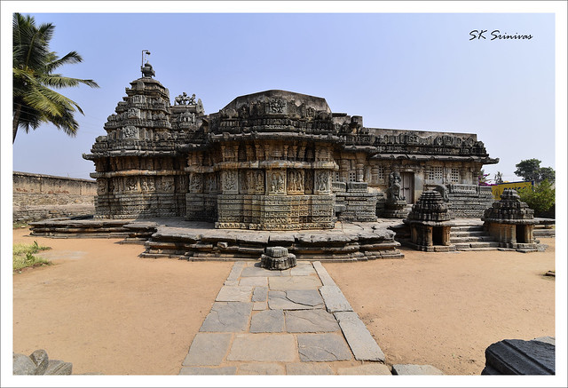 Mallikarjuna temple, Basaralu, Karnataka, India.