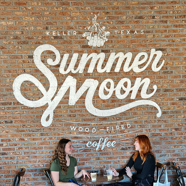 This looks like an ad for the #coffeeshop, it's not, it's a candid moment I captured of these two girls enjoying their #coffee together.
