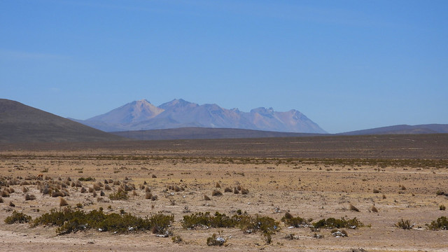 Mountains along the Arequipa - Chivay road, Peru