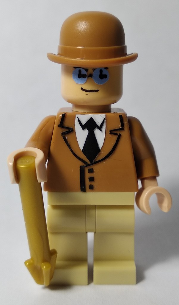 Custom Lego DCAU minifigure - Temple Fugate, the Clock King