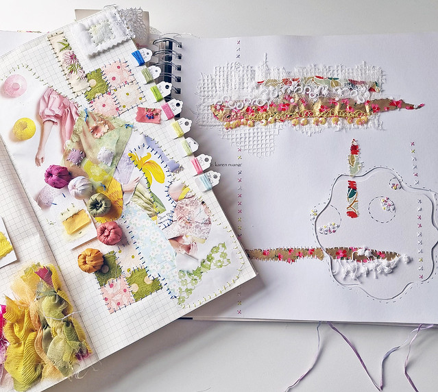 embroidery sketchbooks