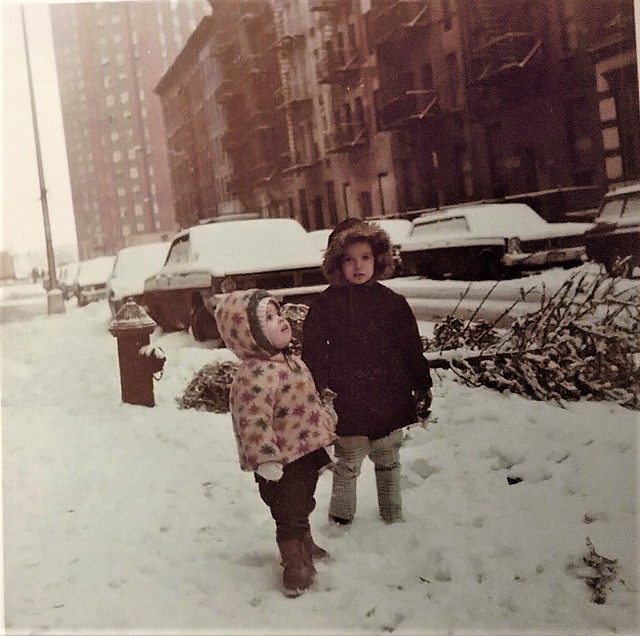 Winter on East 93rd Street, early 1970s